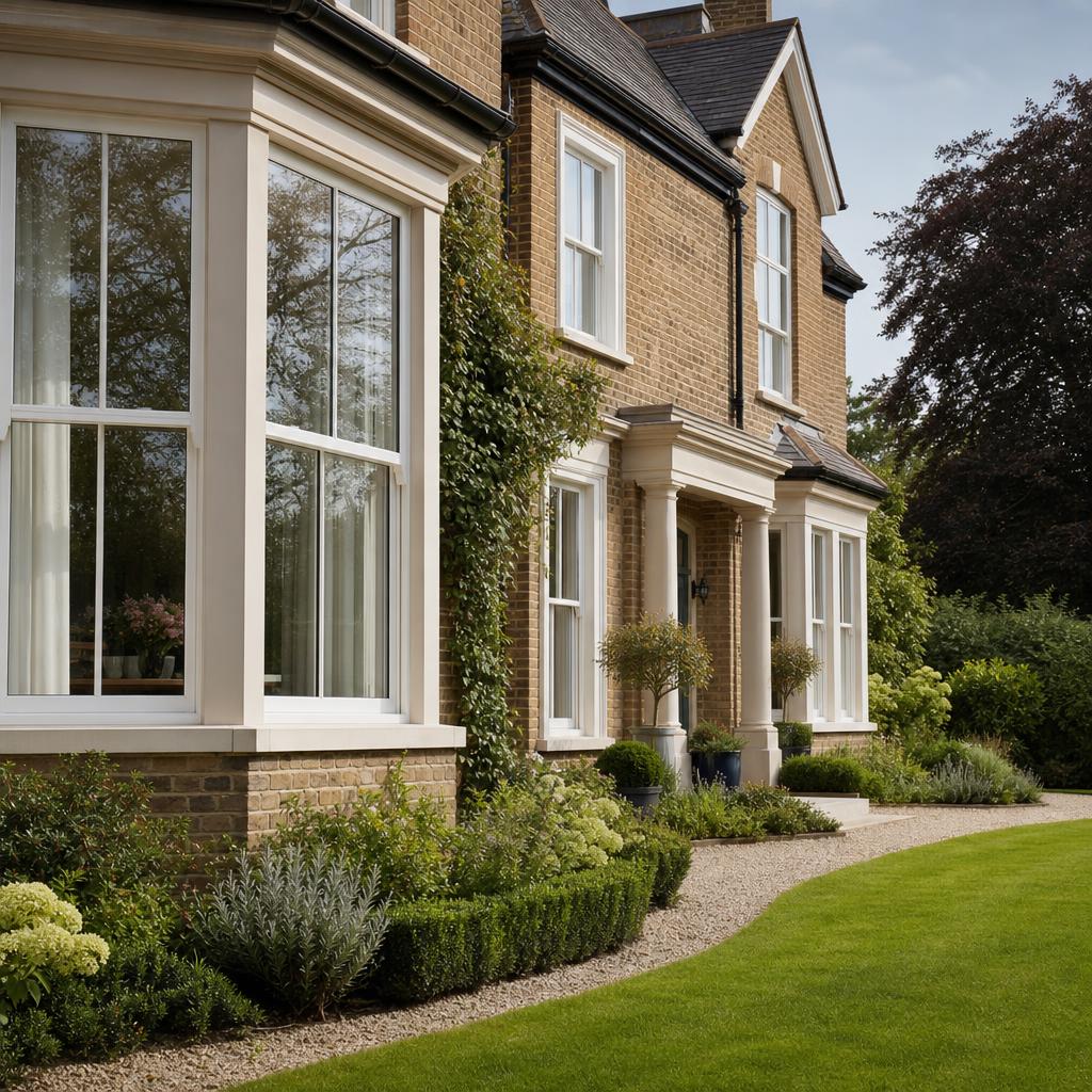 uPVC and aluminium windows fitted to a home